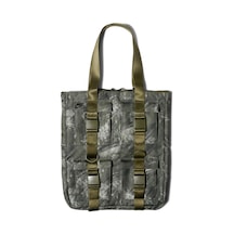 Nike Pocket Printed Tote Olive Canvas Omuz Çantası Ba6378-395