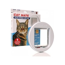 Cat Mate Cam İçin Kedi Kapısı Cat Mate 4 Yollu 150 x 150 MM