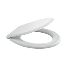 Süngerli Klozet Kapağı Oval Beyaz