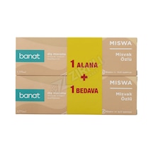 5 Adet Banat Misvak Özlü Diş Macunu 50+50 Ml