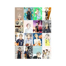 Haikyuu - Kaushi Suguwara Desenli Tasarım 16' L Fotokart Seti