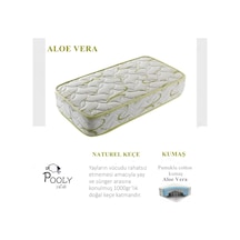 Onlıne-Yatak 90X200 Pooly Aloe Vera Ortopedik Yaylı Yatak
