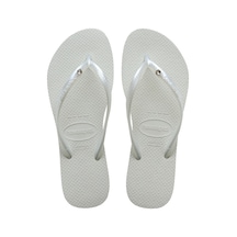 Havaianas Slim Crystal Kadın Terlik 4145651 Beyaz Havaianas Slim Crystal Kadın Terlik 4145651 Beyaz