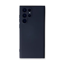 Samsung Galaxy S24 Ultra Kılıf Nano İçi Kadife Silikon - Lacivert
