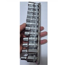 Hakantorna Rico 1/2 Kısa Lokma Takımı 6 Köşe Cr-v 10 Parça