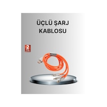 Dayanıklı Hızlı Şarj Kablosu Esnek Kırılmaz Ve Yüksek Hızlı Veri Aktarım Destekli 1
