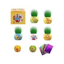 Kukuli Çim Adam Doğum Günü Hediye Paketi Ile Birlikte Okul Öncesi Kreş Aktivite Etkinlikler 5 Adet