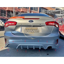 Focus 4 Arka Tampon Eki - Plastik - Boyasız