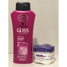 Gliss Supreme Lenght 525ml Şampuan Alana Rose City 275ml Aloe Vera Lavanta Krem Hediye