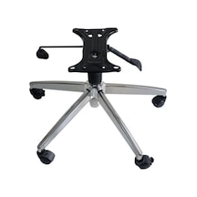 Kamusalmarket Makam Koltuğu Ayağı Çap 70 Cm Çift Kol Mekanizma Krom Pistonlu