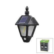 2 Pcs Solar - Güneş Enerjili Duvar Lambası Cob Led Sensörlü 3 Mod Fonksiyon Bahçe-balkon-sokak Pt-2981 5250 50943329