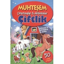 Muhteşem Çıkartmalar Aktiviteler - Çiftlik- Parıltı Yayınları