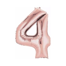 4 Rakam Rose Folyo Balon 76 Cm 418