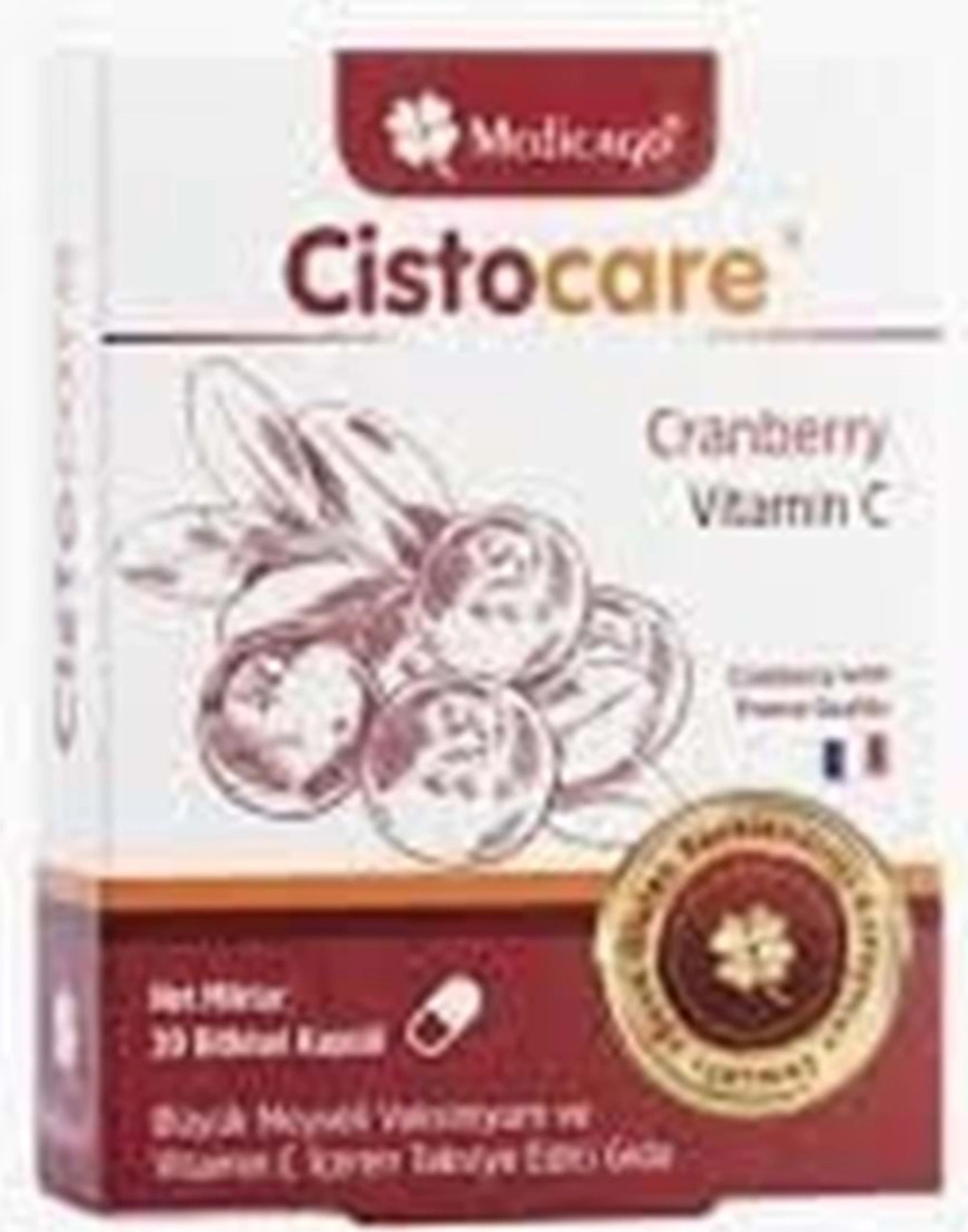 Medicago Cistocare Cranberry 20 Kapsül