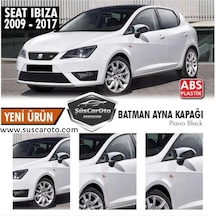 ŞüsCarOto Seat İbiza MK4 2009-2017 Batman Yarasa Ayna Kapağı Piano Black ABS Plastik (00)