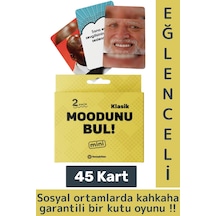Eğlenceli Genç Yetişkin Özel Gün Arkadaş Yılbaşı Moodunu Bul Mini-klasik Oyun Kartları 45 Kart