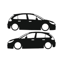 Citroen C4 2004-2010 Basık Kasa Sticker Kelebek Cam Yapıştırması