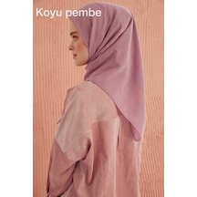 Miray Düz Pamuk Eşarp Koyu Pembe