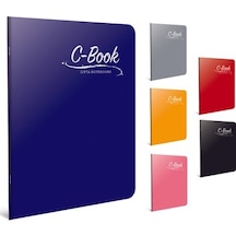 Gıpta C Book A5 60 Yp Çizgili Dikişli Pp Kpk Defter 6911- 6 Adet Çeşitli Renk Ve Desen