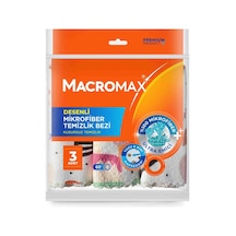 Macromax Desenli Mikrofiber Bezi 3'lü 4'li Avantaj Paketi Mıchu 3 Beden