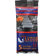 Süper Astor Nostaljik 5 Adet Çift Bıçaklı Tek Kullanımlık Tıraş