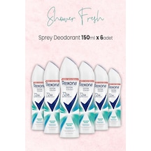Rexona 72 Saat Shower Fresh Kadın Sprey Deodorant 6 x 150 ML
