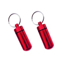 Suntek 2 Paket Su Geçirmez Hap Kutusu Kasa Tutucu Kırmızı