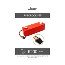 Roborock S55 Robot Süpürge Uyumlu Batarya 5200 Mah - Muadil Ürün