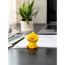 Altın Saçlı Kawaii Sevimli Sarı Civciv Fotoğraf Ve Not Tutucu - Ofis Masa Not Tutacağı Sarı