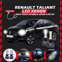 Renault Taliant 2021-2023 Uzun Far Uyumlu Şimşek Etkili Led Xenon Pro Series H7
