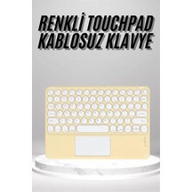 İthalat Touchpad Uyumlu Bluetooth Klavye Slim Kablosuz Wifi Q Klavye