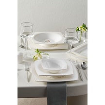 Karaca  Fine Pearl Ayra 62 Parça 12 Kişilik Yemek Takımı