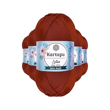 5 Adet Lotus Bikini Büstiyer Bluz Örgü İpi K834 Taba
