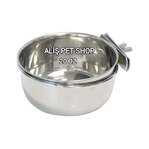 Chicos Cchcp20 Kanca Askılı 20 Oz Metal Yem Kabı Ø 12,5