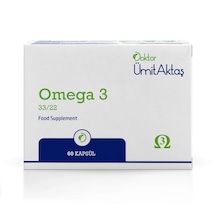 Dr. Ümit Aktaş Omega 3 33/22 Takviyesi 60 Kapsül
