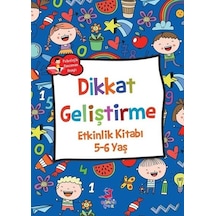Dikkat Geliştirme Etkinlik Kitabı 5 - 6 Yaş- Olimpos Çocuk
