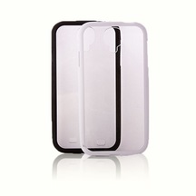 Fitcase Samsung S4 (I9500) Çerçeveli Soft Silikon Beyaz 225308478