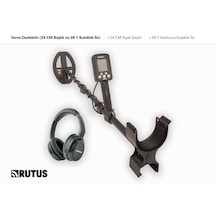 Rutus Versa Dedektör Sr-1 Kablosuz Kulaklık Ve 24cm Dd Başlık İle Metal Dedektörü