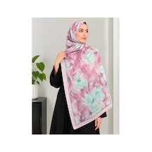 Ardün Hijab Desenli Bambu Kraş Şal Tok Duran Kadın Şal Turkuaz - 938080450 Turkuaz