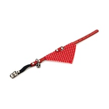 Kedi Boyun Tasması, Zilli, Kırmızı, 24-29cm