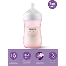 Avent Natural Response Doğal Tepkili Pp Pembe Biberon 1+ Ay 260 Ml
