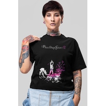 Sevbano Three Days Grace Rock Metal Müzik Grubu Baskılı Unisex Oversize T Siyah