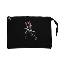 Galaksinin Koruyucuları Gamora Siyah Clutch Cüzdan / El Çantası Siyah