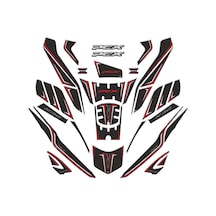 Honda Pcx 2025 Uyumlu Tank Pad Set 003 Çok Renkli