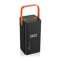 Süper Hızlı Şarj Powerbank 80000 Mah Büyük Kapasite Çoklu Usb Çıkışlı Taşınabilir Şarj Aleti - Lisin Sarı