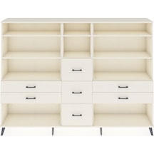 Arges Dolap 8 Raflı 7 Çekmeceli 220x30x163 Aytaşı-aytaşı Aytası - Aytası