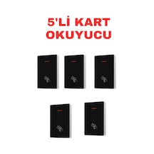 Sr-215 Em 10.000 Kullanıcılı Proximity Kart Okuyucu 125 Khz Standalone 5 Adet