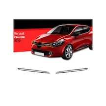 Renault Clio 4 Hb Krom Ön Panjur 2 Parça 2012 ve Üzeri (00) (ŞüsCarOto Aksesuar)