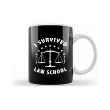 I Survived Law School Kupa Bardak Porselen Karışık