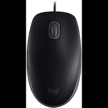 Logıtech 910-005508, B110 Siyah, Usb Kablolu, 1000dpi, Optik, 3 Tuşlu, Mouse Standart